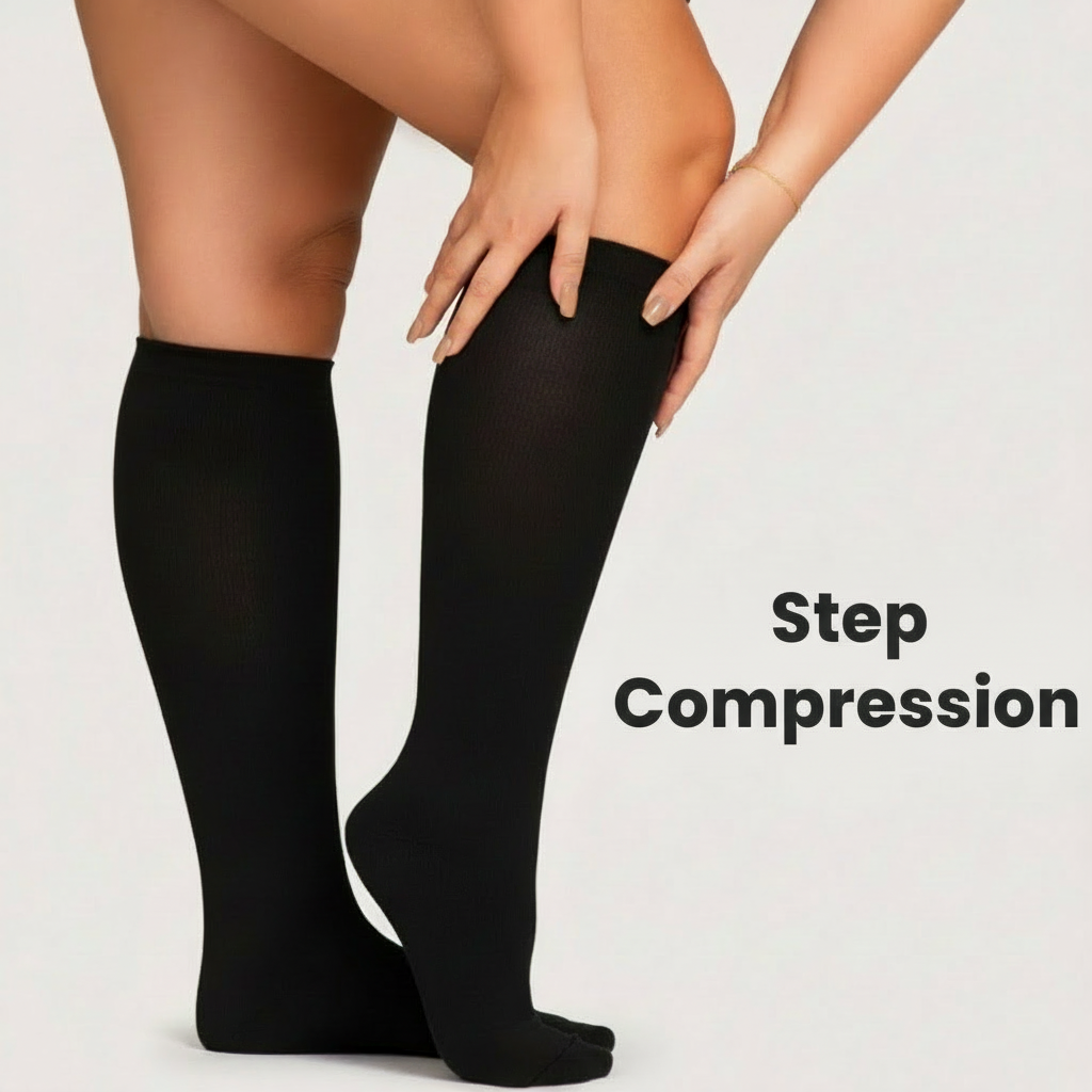 Step Compression strumpor för Dam/Herr